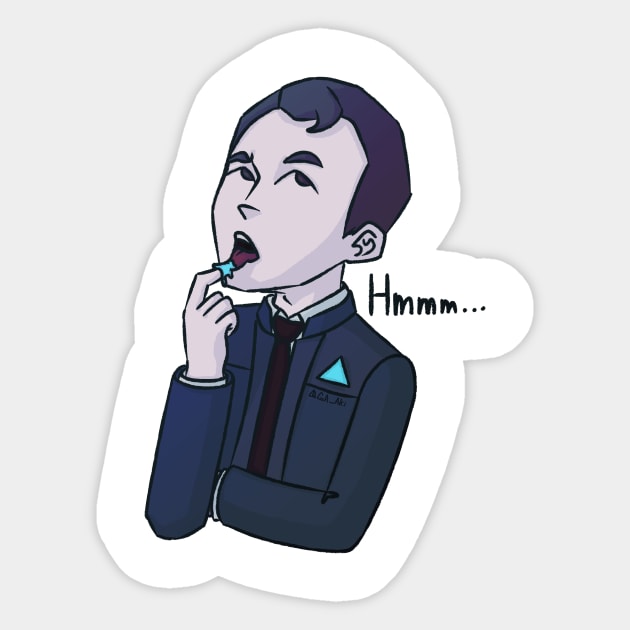 Detroit: Become Human / Сonnor Sticker by grouchy25penguin